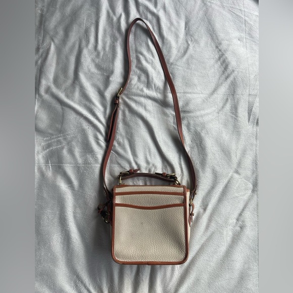 Vintage DOONEY & BOURKE Leather Handle Satchel Shoulder Bag Crossbody - Picture 3 of 15